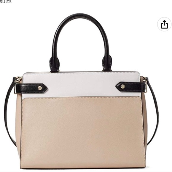 Kate Spade New York Staci Medium Saffiano Leather Satchel Purse - Picture 2 of 10